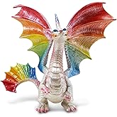 Safari Ltd. Fairy Rainbow Dragon Toy - 6.5" Fantasy Figure - Mythical Dragon Toys for Kids, Boys & Girls Ages 3+
