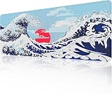 EFISH Kanagawa Surfing Mouse Pad Extended Large 31.5x11.8x0.12 in