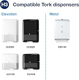 Tork Singlefold Hand Towels White 2-Ply H3 System 15 Packs 250 Sheets view 6