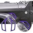 Voodonala for Jeep JL Side Air Conditioning Vent Outlet Decoration Trim for 2018-2025+ Jeep Wrangler JL JLU Gladiator JT Trunk 4xe, ABS Purple