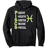 Pisces Zodiac Sign Star Astrology Birthday Horoscope Pullover Hoodie