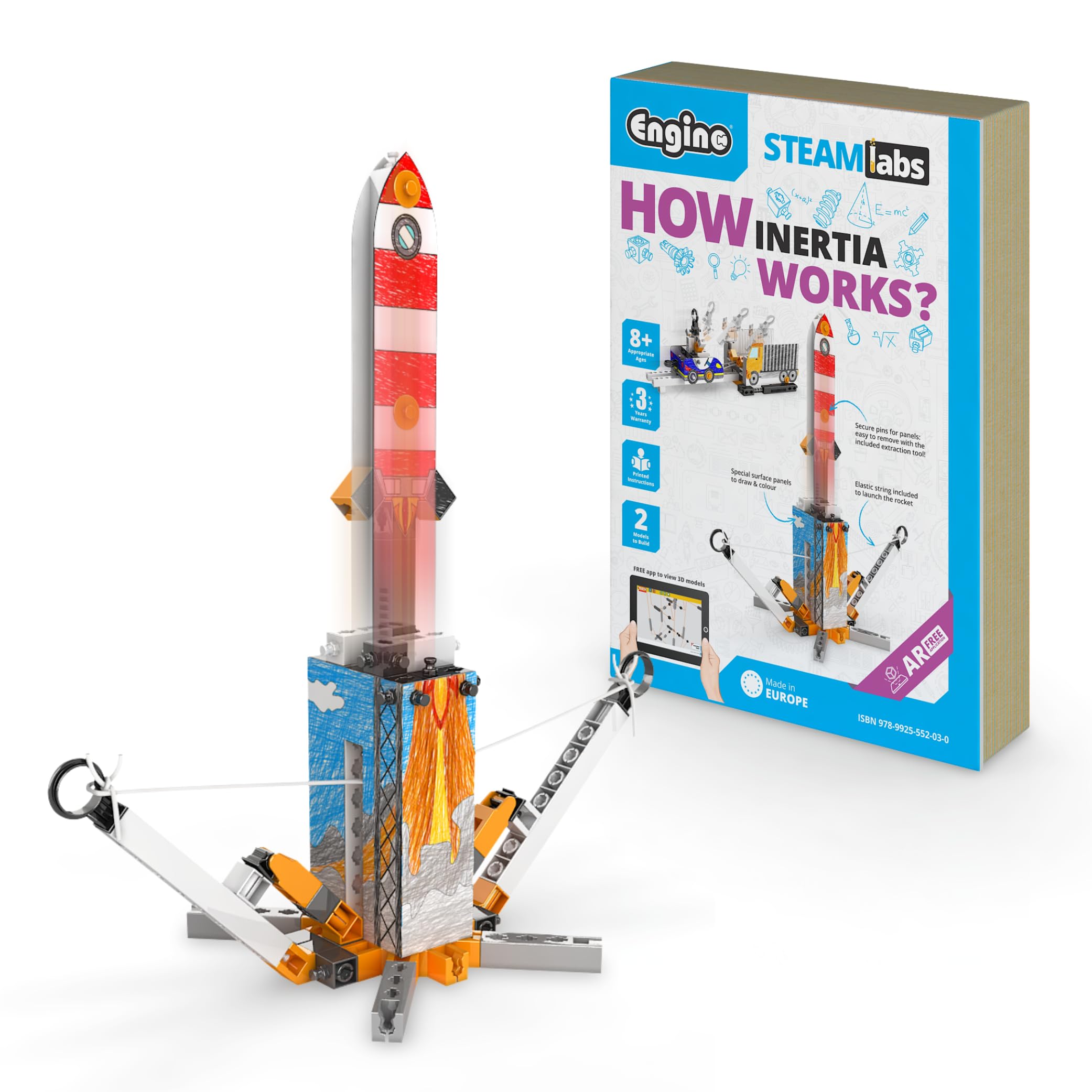 Engino - STEAM Labs Toys - How Inertia works? | Educational Science Kits for kids | Guided Experiment & Activities kit