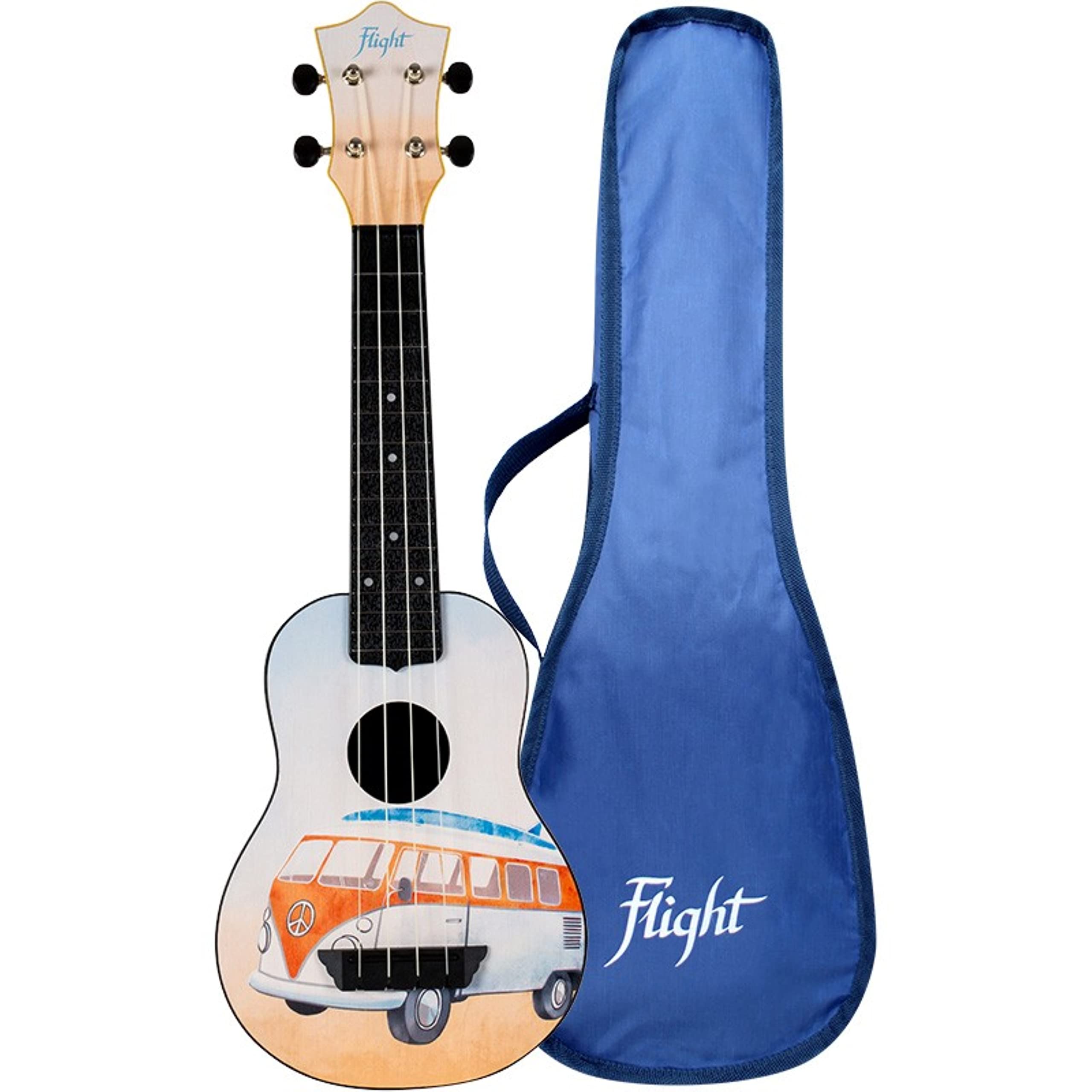 Flight Ukeleles TUS25 Bus Travel Soprano Ukulele One Size Multi