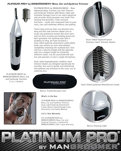 mangroomer nose trimmer