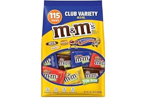 M&M'S Chocolate Candy Fun Size Club Variety Mix, 65.5 Oz