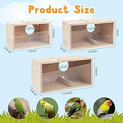 Rypet Parakeet Nesting Box Transparent