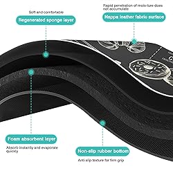 Coffee Bar Mat Accessories for Countertop Absorbent