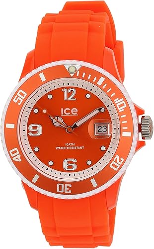 Amazon Com Ice Watch Sunshine Orange Dial Silicone Strap Unisex Watch Sun Noe U S 13 Ice Watch Watches