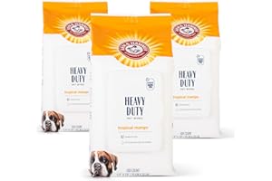 Arm & Hammer for Pets Heavy Duty Multipurpose Bath Wipes for Dogs | All Purpose Dog Wipes Remove Smell & Refresh Skin for Pet