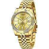 NIBOSI Watches for Men Analog Quartz Stainless Steel Dial with Date Waterproof Business Classic Luxury Dress Mens Wrist Watches