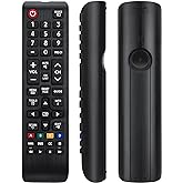 Angrox Universal Remote for All Samsung LCD LED HDTV 3D Smart TVs | for Samsung BN59-01199F &amp; more - stable long-range, full function, compact, easy grip, no setup, batteries not included