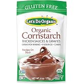 Let's Do Organic Cornstarch - Corn Starch for Cooking, Corn Starch Organic, Corn Starch Powder, Non GMO Corn Starch Gluten Free - 6 Ounce (Pack of 1)