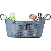 SEWBOO Universal Baby Stroller Organizer,Diaper Caddy Organizer with Adjustable Straps to Fits Nearly Any Strollers | Universal, Adjustable Straps