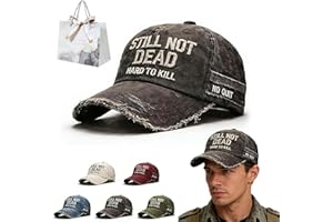 ZMPDJG 2026 New Still Not Dead Hat for Men Women - Funny Ain't Dead Yet Baseball Cap Vintage Distressed Dad Hat