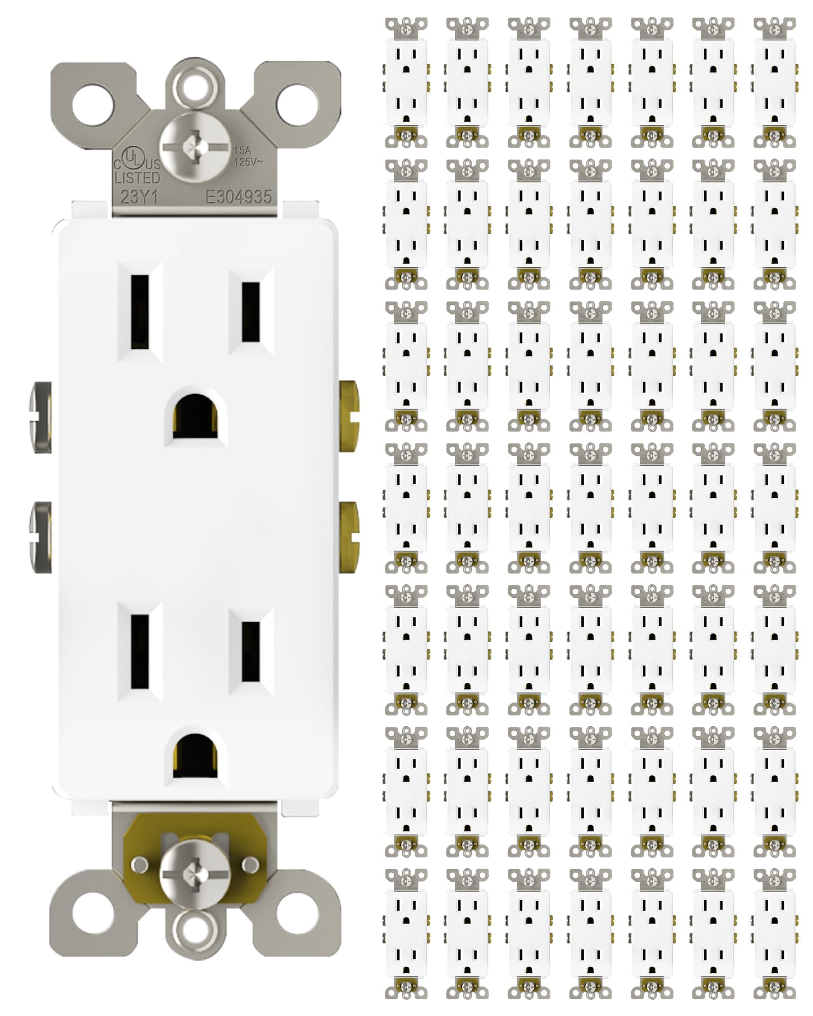 ThunderWay 15-Amp Decorator Receptacle Outlet