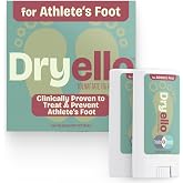 Dryello&reg; Antifungal Athlete's Foot Treatment, Tolnaftate 1%, Original, 2 Ct | Dermatologist-Tested, Fragrance-Free, No Mess Ultra-Smooth Glide Dry Stick, Treats &amp; Prevents, Travel-Sized, Relieves Itching