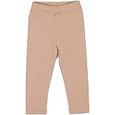Leveret Girls Legging Cotton Ankle Length Kids & Toddler Pants (Toddler-14 Years) Variety of Colors