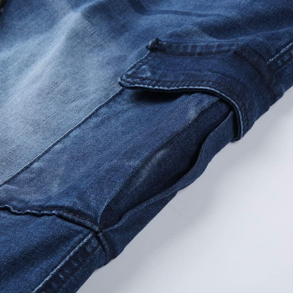 mens denim drawstring jeans
