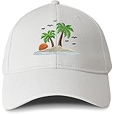Hepandy Embroidered Palm Tree Hats