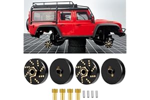 DEWOKI Wheel Hex Hub Adapter Extender Weights Counterweight Compatible with 1/18 RC Crawler TRX4M Upgrade