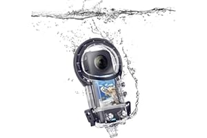 Housing Case Underwater for ONE X3-164ft IPX8 Waterproof Camera Dive Case with Bracket, Tempered Glass