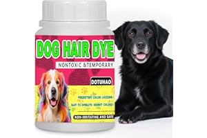 DOTUHAO Dog Hair Dye, Black Color Pet Hair Dye, 3.5 Fl Oz (100 ml) Pet Safe Dyes, Easy to Use Pets Hairs Dyes for Pets Groomi