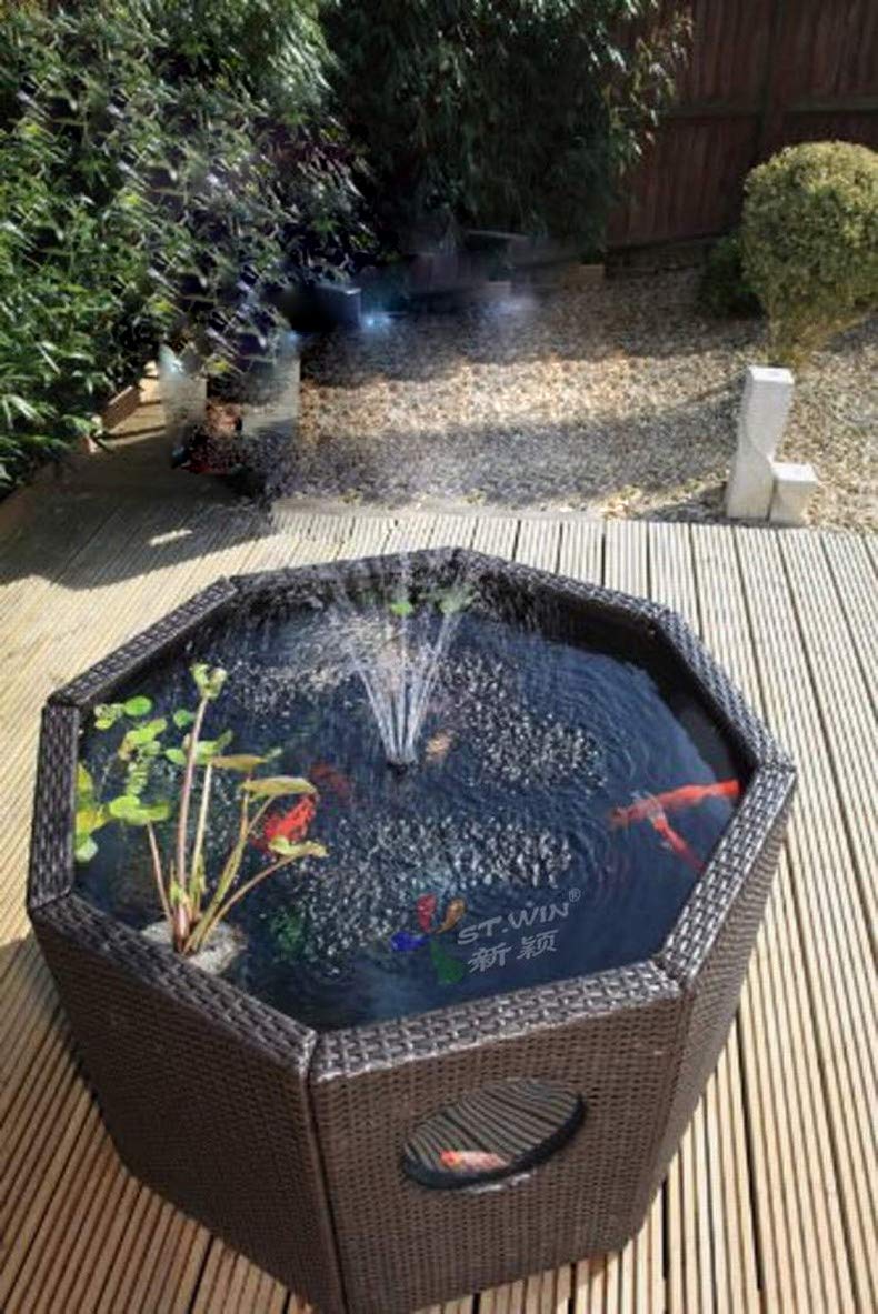 GoXteam - Panel de Mimbre de ratán para Patio, Estanque, Tina de ...