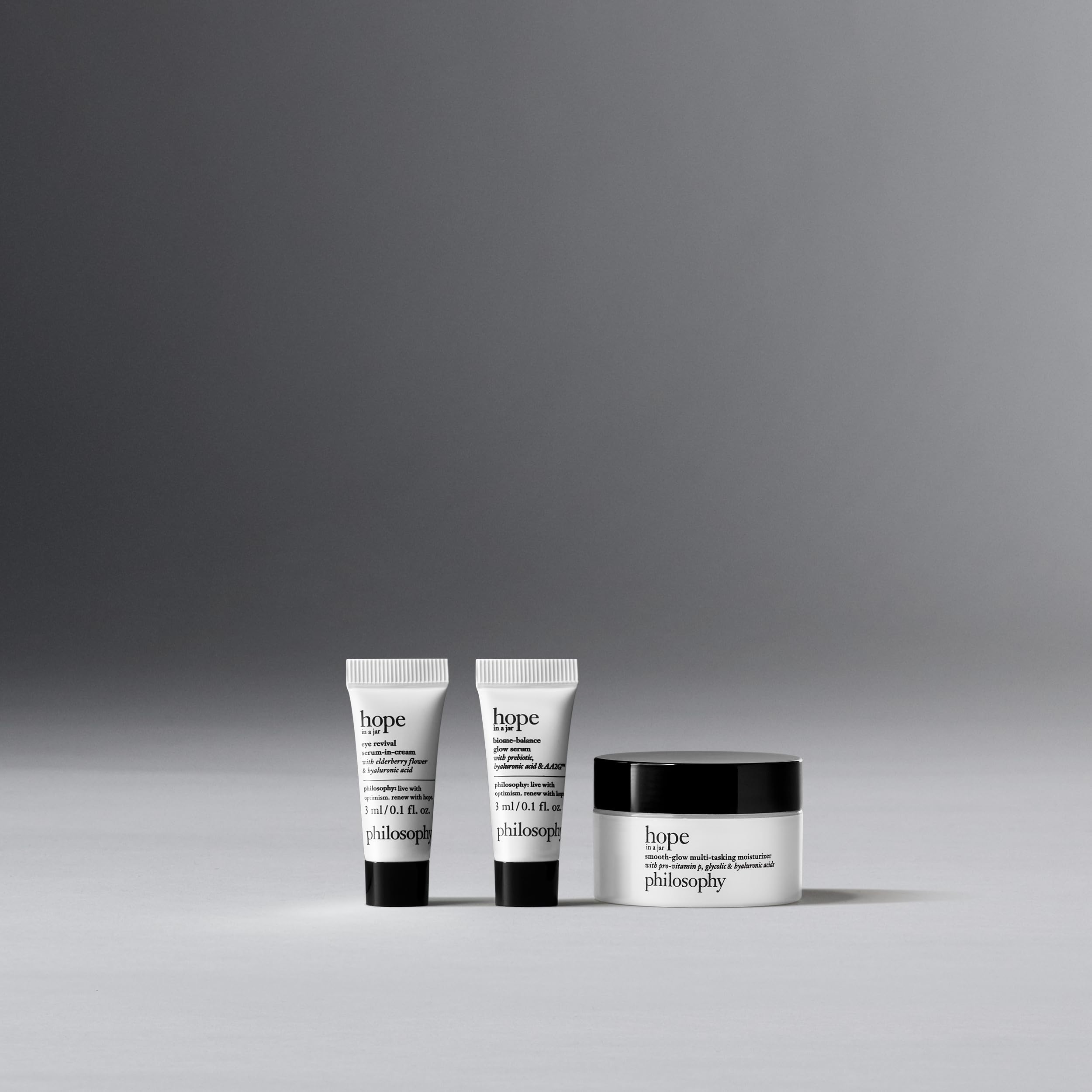 philosophy hope in a jar skincare essentials mini set