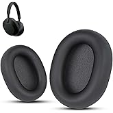 Krone Kalpasmos Sony WH-1000XM5 Ear Pads, Soft Cushions for Sony WH-1000XM5 Accessories, Sony Replacement Ear Pads, Memory Foam and Protein Leather, Compatible with WH1000XM5 Headphones, Black