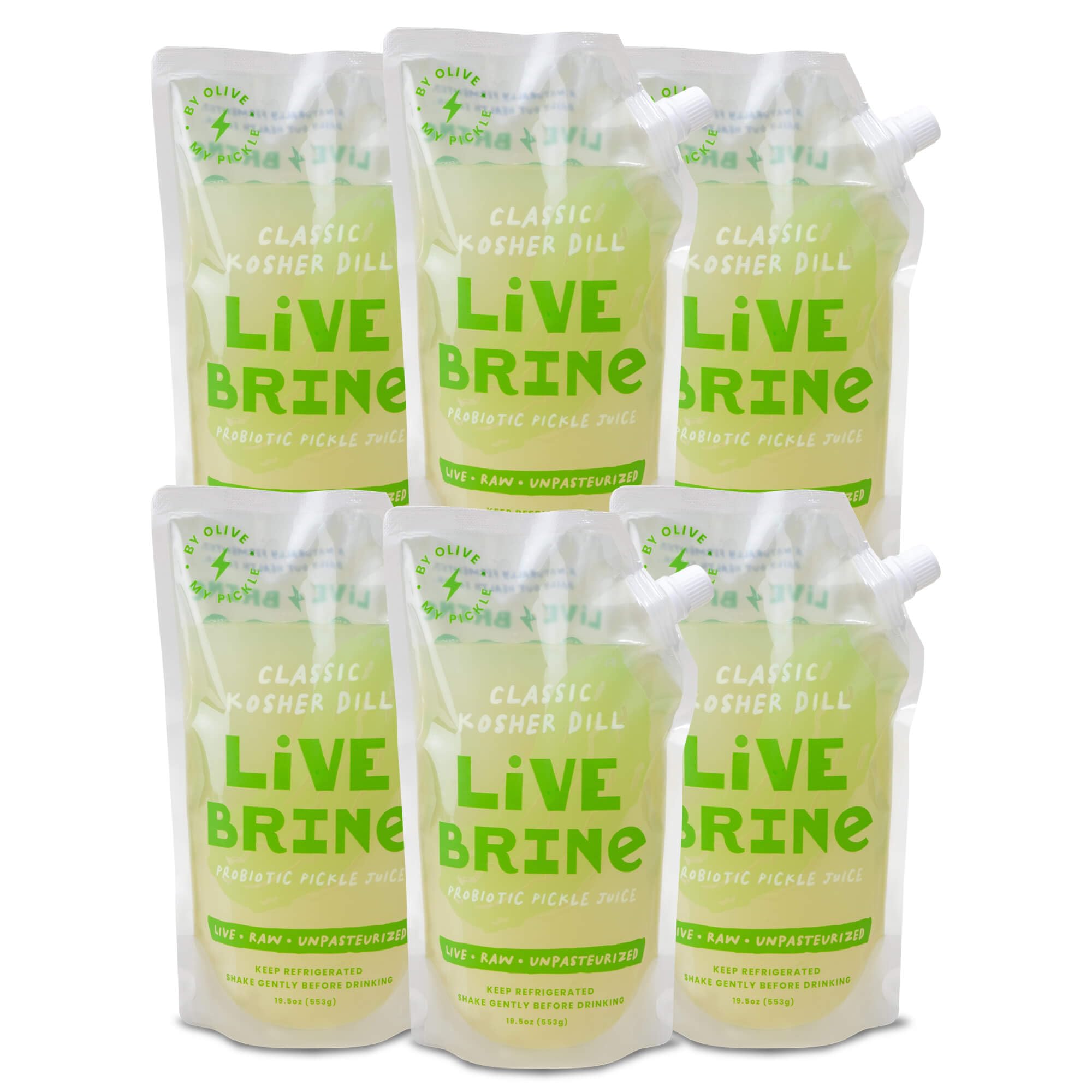 Olive My Pickle Probiotic Pickle Juice 117 oz | 6pk