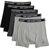 Polo Ralph Lauren Men's Classic Fit Cotton Boxer Briefs 5 Pack