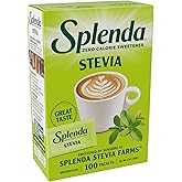 SPLENDA Stevia Zero Calorie Sweetener, Sugar Substitute Packets, 100 Count (Pack of 1)