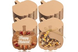 Fuutreo 100 Pcs Thanksgiving Pumpkin Bulletin Board Cutouts Pumpkin Paper Cardboard Cutouts Decorations Unfinished Paper Corrugated Wall Cut Outs for Fall Thanksgiving DIY Crafts Decorating