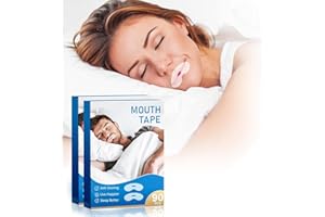 KATIIN 180PCS Mouth Tape for Sleeping, 2023 New Sleep Mouth Strips,Gentle Transparent Tape Strips, Pain-Free Removal and Hypoallergic Tape-Z1