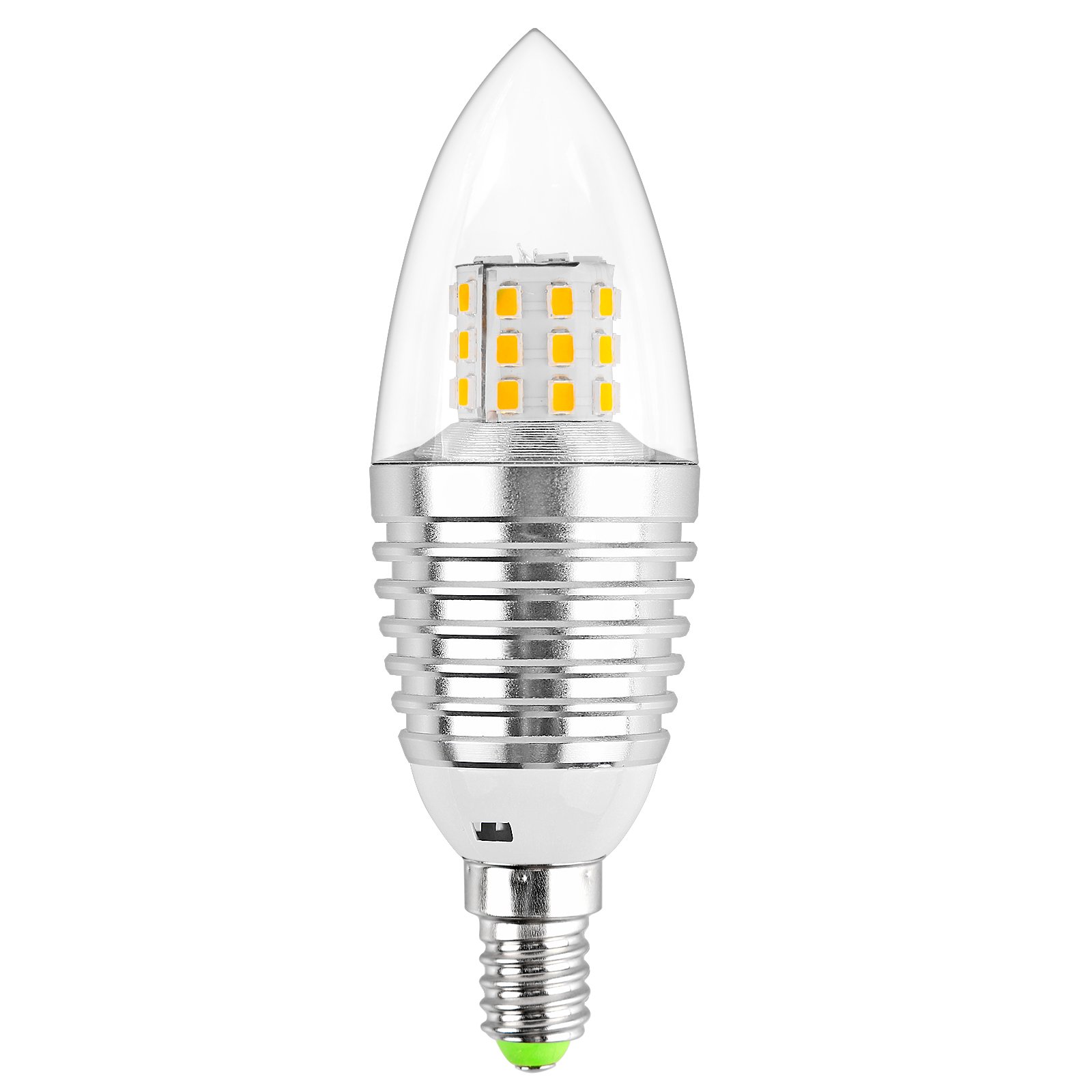 AWSGHLF E14 Led Candle Bulb, 7W Candle Bulbs Small Screw,E14 Led Light Bulb Warm White 3000K, Edison Screw Bulb 60W Equivalent 680 LM Not-Dimmable