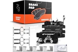A-Premium Rear Ceramic Disc Brake Pads Set Compatible with Select Acura and Honda Models - CR-V 2005-2016, Crosstour 2012-201
