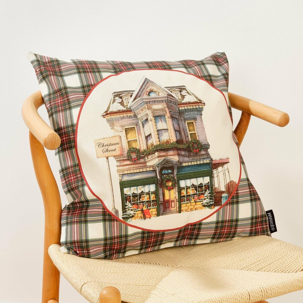 Muaré Christmas City Cushion Cover 50 x 50 cm