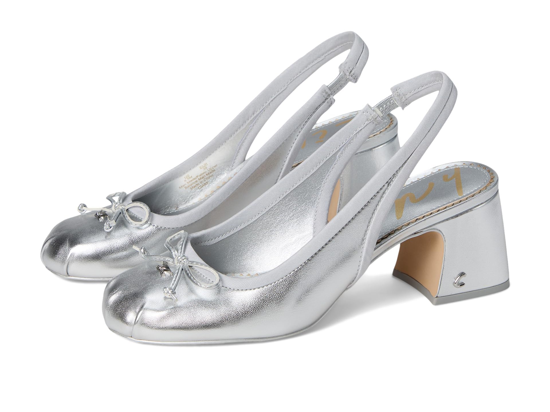 Circus NY by Sam Edelman Women’s Diane Pump, Soft Silver, 11