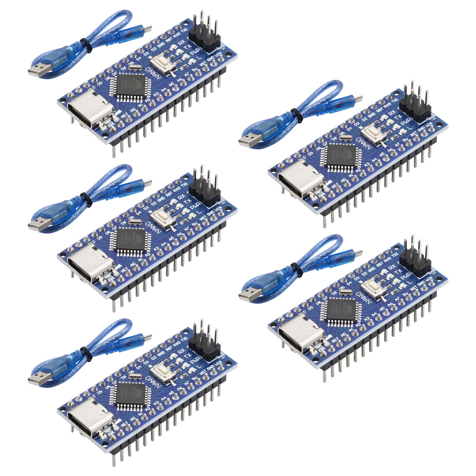 Photo 1 of ***MISSING PARTS***
LUIRSAY 5Pcs Nano V3.0 Board ATmega328P/CH340G Chip Microcontroller Kit Compatible with Arduino IDE/PWM/SPI 5V 16M (USB C Port with 5 USB Cables) (5Pcs)