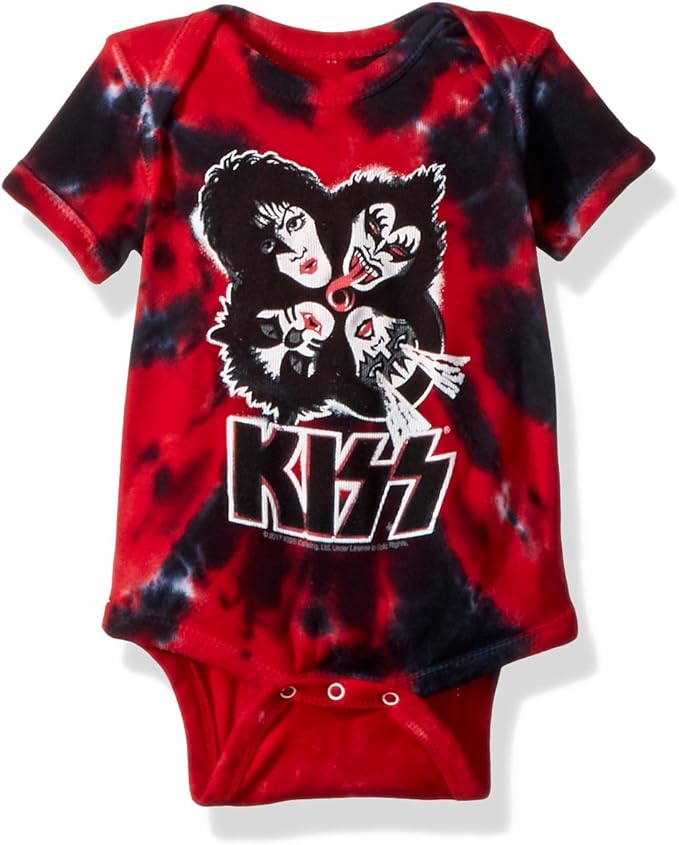 Liquid Blue Baby Kiss Faces Burst Onesie, tie/dye, 612 Months Amazon