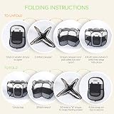 Nobleza Pet Playpen Portable Foldable Dog Cat Puppy Pen 24.4x24.4x17.7in view 4