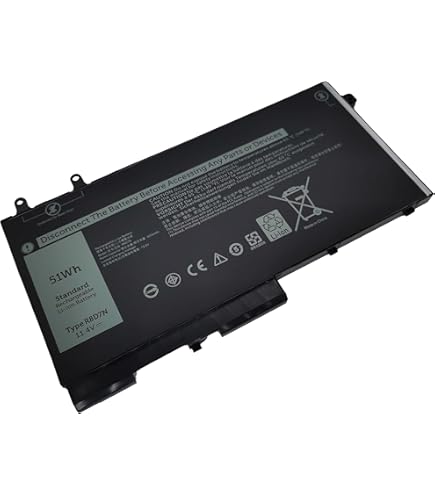 Amazon.com: Hubei R8D7N 0R8D7N 1V1XF 4GVMP W8GMW Laptop Battery