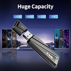 SSK 256GB USB SSD Solid State Flash Drive 550MB/s