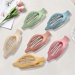 French Flat Hair Clips for Women - 6Pcs Flat Hair