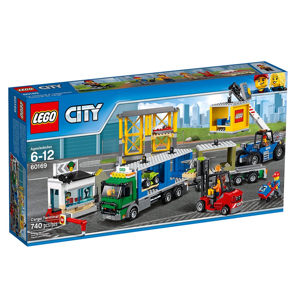 LEGO City Town Cargo Terminal 60169 Building Kit (740 Piece) NEW SEALED