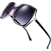 The Fresh Women's Oversized Square Jackie O Cat Eye Hybrid Butterfly Fashion Sunglasses - Exquisite Packaging