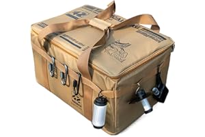 Camping Storage Bag - Portable Stove Bag | 30L Duffel with Ergonomic Handle | Camping Organizer | Cookware Storage | Utensils