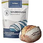 Artisan Sourdough Starter Culture | Dehydrated Starter for Bread Baking | Unbleached Rye Flour | Perfect for Beginners and Experienced Bakers | Gluten Sourdough Culture | Cultures for Health