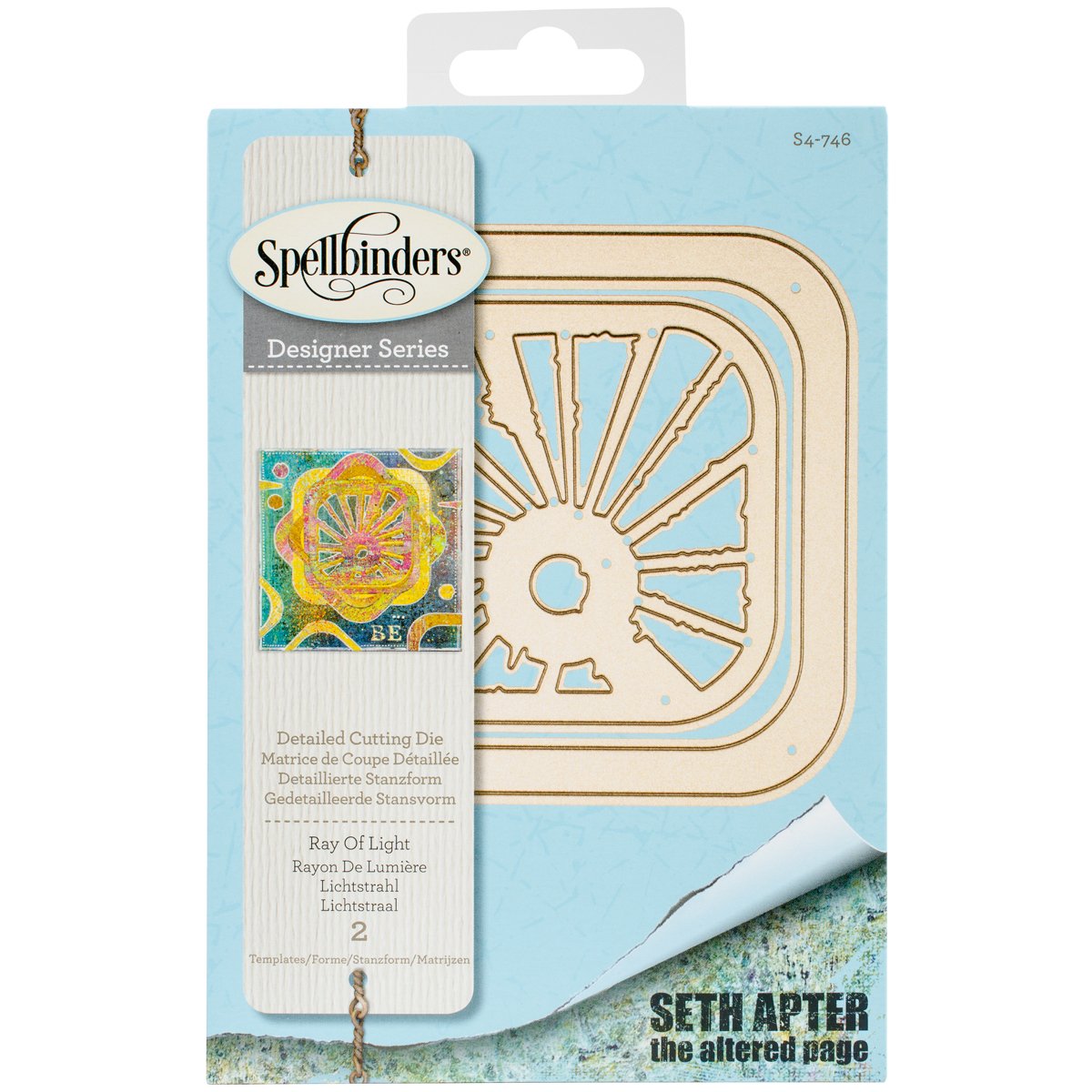 Spellbinders Shapeabilities Ray of Light Die, Brown