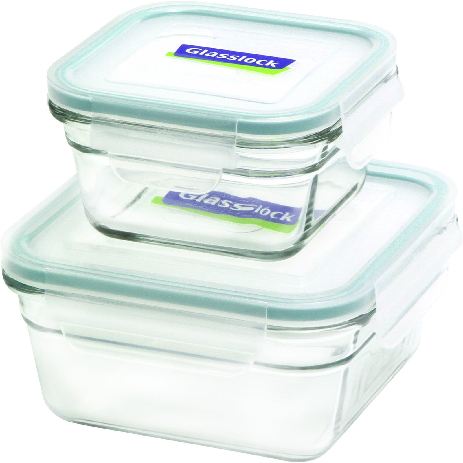 Glasslock 4Piece Square Oven Safe Container Set 782174102802 eBay